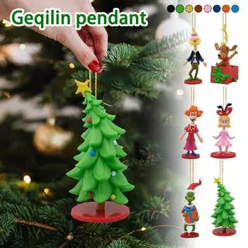 Рождественское украшение Подвеска Рождественская елка Бирка Тематическая вечеринка Поделки Орнамент One Size