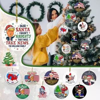 Рождественское украшение Подвеска Рождественская елка Бирка Тематическая вечеринка Поделки Орнамент One Size