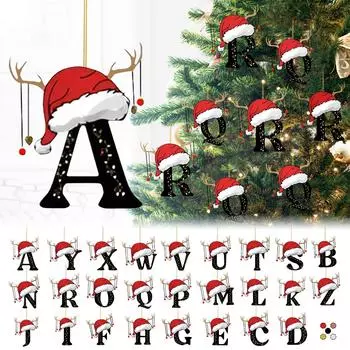 Рождественское украшение Подвеска Рождественская елка Бирка Тематическая вечеринка Поделки Орнамент One Size