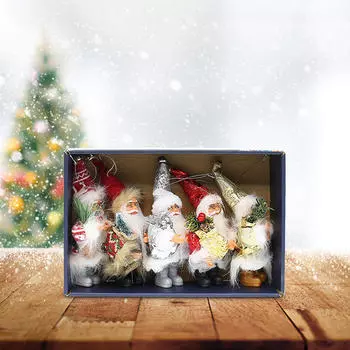 Рождественское украшение с Санта-Клаусом, подвесные аксессуары для елки Style A
