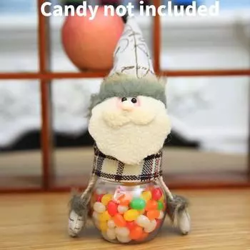 Рождественское украшение Санта Клаус Снеговик Лось Конфеты Подарочная коробка Мультяшная банка для печенья Santa Claus