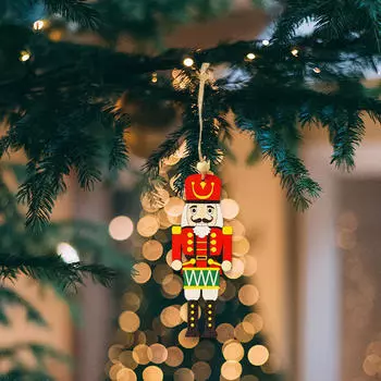 Рождественское украшение Щелкунчик Подвесной кулон Праздничная елка Аксессуары Украшение для Drumming