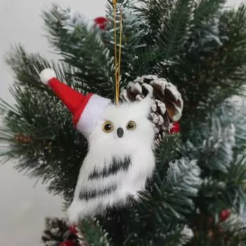 Рождественское украшение «Сова»: Модель животного для украшения елки или вечеринки owl