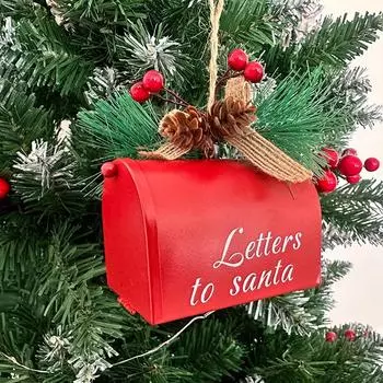 Рождественское украшение, украшение, коробка для конфет, почтовый ящик, подвесная рождественская елка, кулон, письмо Санта-Клаусу, рождественский подарок