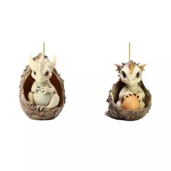 Рождественское украшение в виде яйца дракона, новинка, милые акриловые сувениры для вечеринки (С)