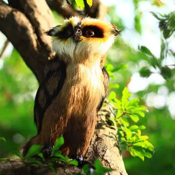 Рождественское украшение в виде совы, имитация птиц, фигурки, украшение, подвеска, подарки на вечеринку 5.90x4.72x9.04inch