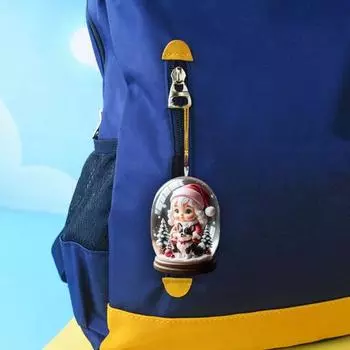 Рождественское украшение Yousheng, 2D, плоское акриловое подвесное украшение, мультяшная рождественская девочка и собака, подвеска для украшения каминной двери на елку Christmas