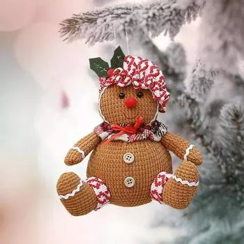 Рождественское украшение Yousheng, плюшевый пряничный человечек, плюшевая кукла, украшение, милая рождественская елка, подвесной декор для зимней домашней вечеринки A