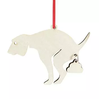 Рождественское украшение, забавный и запоминающийся деревянный кулон из природного газа с ремешком, украшение для рождественской елки One Size хаки