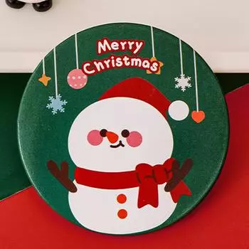 Рождественское зеркало с героями мультфильмов, студенческое общежитие, портативное мини-зеркало для макияжа, маленький подарок, детское портативное маленькое круглое зеркало