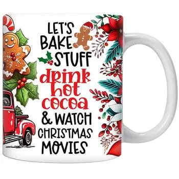Рождество Рождество Керамическая Кофейная Кружка Санта Чайная Кружка Кино Кружка с Деревом 301-400ml