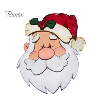 Рождество Санта-Клаус резки умирает DIY Скрапбукинг бумажные карты альбом ремесло декор серебряный