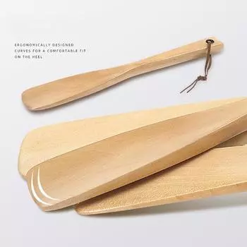 Рожки для обуви 25/40/54 см, деревянные рожки для обуви в форме ложки, рожок для обуви, профессиональный 54cm