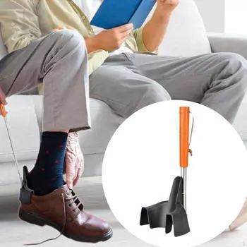 Рожок для обуви с длинной ручкой для пожилых людей, сапоги и туфли