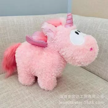 Розовая Девочка Ангел Лошадь Розовая Любовь Кукла Единорог Свадебная Плюшевая Игрушка Кукла Подарок на День Рождения Station Height 25cm