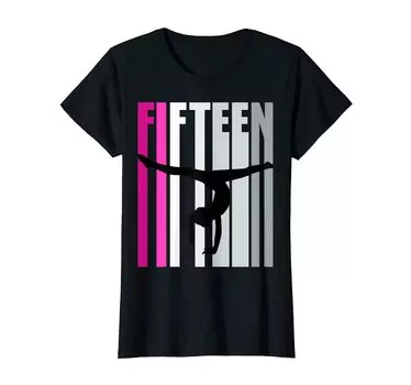 Розовая футболка Gymnastics 15th Birthday Vault Barbie Muses Handstand чёрный