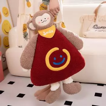 Розовая кукла-свинка, кукла-котенок, девочка, спящая подушка, тряпичная кукла, слон, детская плюшевая игрушка для комфорта Full Length 60cm Width 48cm