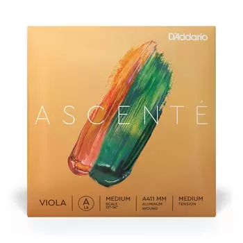 Розовая струна для альта Ascente A line Medium Scale A411 MM Medium Tension D Addario []