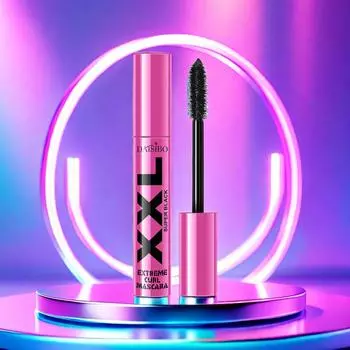 Розово-черная тушь для ресниц, водостойкая, против пота, холодный черный цвет, натуральный объем и удлинение ресниц, не размазываясь, жидкость для завивки ресниц розовый