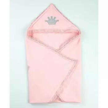 Розовое одеяло для пеленания для маленьких девочек 85X85 см