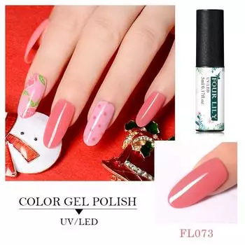 Розовые цвета Soak Off Гель-лак для ногтей Nail Art УФ-гель для ногтей