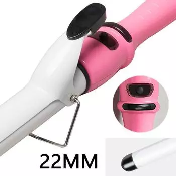 Розовые керамические щипцы для завивки волос, профессиональные щипцы для завивки, быстрые щипцы для завивки волос, бигуди с большой волной 22 мм/25 мм/28 мм/32 мм, инструменты для укладки