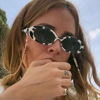 Розовые солнцезащитные очки в стиле ретро, овальные солнцезащитные очки, женские ретро брендовые дизайнерские винтажные женские розовые солнцезащитные очки «кошачий глаз» для велоспорта, UV400