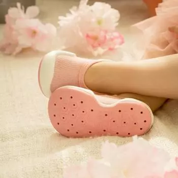 Розовые туфли на плоской подошве 115