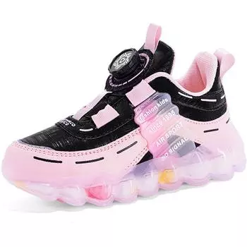 Розовые водонепроницаемые кроссовки из искусственной кожи для девочек, баскетбольная спортивная обувь для мальчиков, обувь для девочек 28 розовый