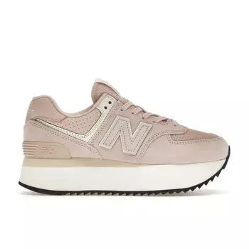 Розовые женские кроссовки New Balance 574+ WL574ZAC