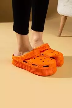 Розовые женские сандалии Potin Eva Comfort KY24-120 с высокой подошвой