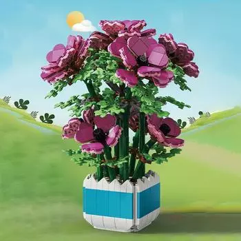 Розовый анемоновый строительный блок: Подарки для офиса и дома