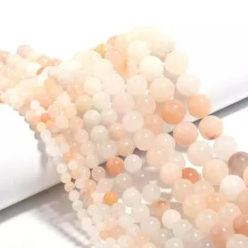 Розовый авантюрин 4, 6, 8, 10, 12 мм, круглые свободные каменные бусины для изготовления ювелирных изделий, бусины из агата, 15 дюймов, сделай сам Dia 4mm