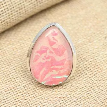 Розовый австралийский тройной опал драгоценный камень стерлингового серебра 925 пробы кольцо ручной работы кольцо подарок для любви ювелирные изделия 4 розовый