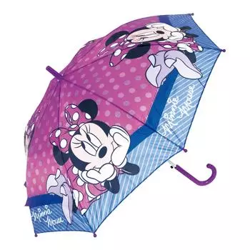 Розовый автоматический зонт Minnie Mouse Lucky Pink (84 см)