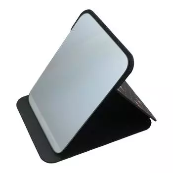 Розовый бант настольная подставка зеркало из искусственной кожи карманное зеркало для макияжа складное зеркало для макияжа косметические инструменты S розовый