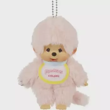 Розовый брелок Monchichi Colors