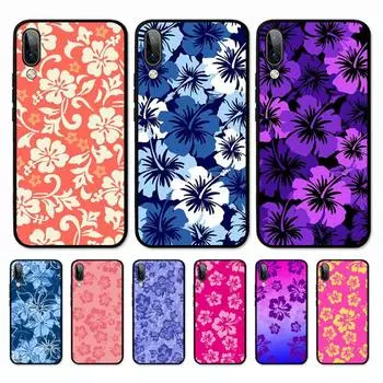 Розовый чехол для телефона с гавайским цветком в стиле ретро-гибискуса для Vivo Y91C Y11 17 19 17 67 81 Oppo A9 2020 Realme c3 OPPO A9 2020
