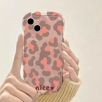 Розовый чехол для телефона с леопардовым принтом для Iphone 14 Plus 13 Pro Max 11 12, защита камеры, противоударный бампер, задняя крышка для Iphone Xr Xsmax X iphone 12 pro