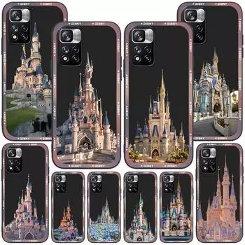 Розовый чехол с замком для Xiaomi Redmi Note 8 10 10S 11 9 11S 7 12 Pro Plus 12S 9S 8T 11E Pro 11T, мягкий черный чехол из ТПУ для телефона Redmi Note 12 Pro