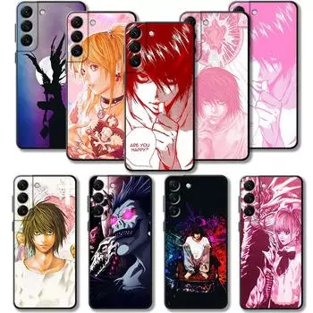 Розовый Death Note Light Misa чехол для телефона Samsung Galaxy S23 S22 S21 S20 Fe Ultra S10 S9 S8 Plus Note 20ultra 10plus чехол Samsung Note 10 Plus