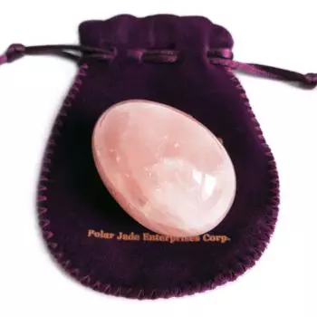 Розовый кварц можно использовать как яйцо йони для упражнений Кегеля или как камень силы для здоровья. В комплект поставки входит инструкция по эксплуатации, сертификат качества. Яйцо полярного нефрита,