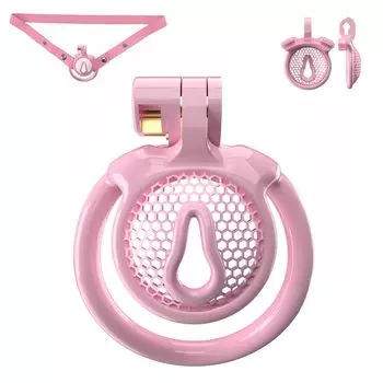 Розовый пояс верности, очень маленький пояс верности, замок верности для мальчика и дочери, эластичная лента с клеткой для члена, устройство для удержания клетки верности