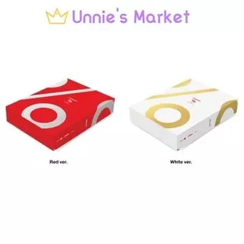 Розовый - ПРОЦЕНТ (Белый/красный вер.) / 8-й мини-альбом + подарок в подарок Red_no poster