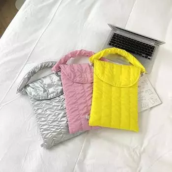 Розовый пухлый чехол для ноутбука 13 13,3 14 дюймов чехол для ноутбука Macbook Air Pro портативная сумка для переноски компьютера водонепроницаемая сумка M жёлтый