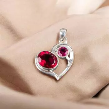 Розовый Рубеллит Драгоценный Камень 925 Стерлинговое Серебро Ювелирные Изделия Подвеска Ручной Работы Для Подарка CP-3-12