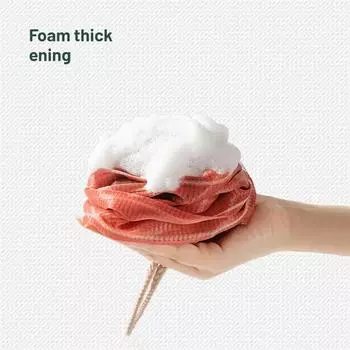 Розовый шарик для ванны, шарик для ванны, женский высококлассный шарик для ванны с пеной, милый супер мягкий шарик для натирания. красный