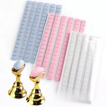 Розовый, синий клей для ногтей, клей, глина, многоразовый липкий гель для дизайна ногтей, стенд, держатель для дисплея, ложные советы, маникюрные инструменты розовый