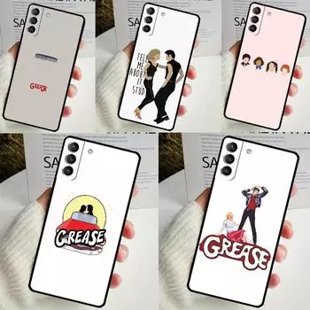 Розовый женский чехол Grease Movie для Samsung Galaxy S24 Ultra S22 Plus S20 S21 FE S8 S9 S10 Note 10 20 S23 Ultra Cover Galaxy S20Ultra
