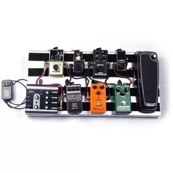 RPB-4 Педаль для гитары Педаль с эффектами Mastery RockBoard Hide Power Педали для гитарных эффектов 3 Pieces серебряный